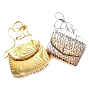 Accessory Lady Silver & Gold evening Bag Bundle